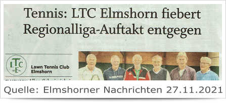 LTC Elmshorn fiebert Regionalliga-Auftakt entgegen