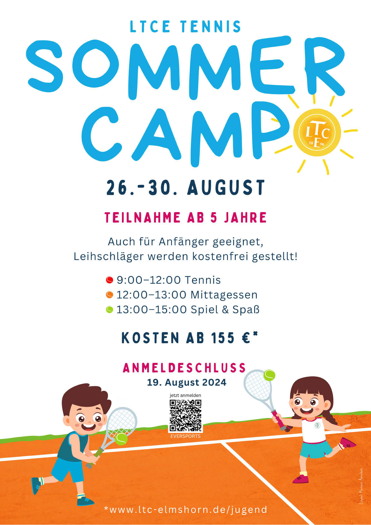 LTCE Jugend Tennis Sommercamp