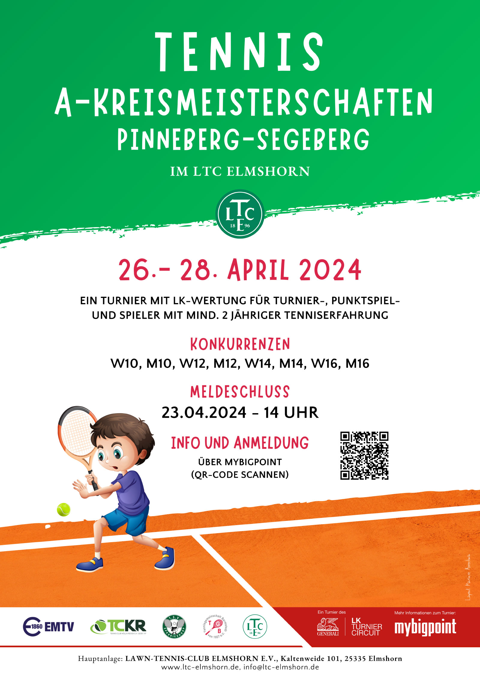Tennis A-Kreismeisterschaften  Pinneberg-Segeberg im LTCE